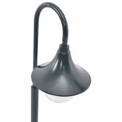 vidaXL Garden Post Light E27 120cm Aluminium Dark Green Outdoor Lamp Lantern - Additional view 4