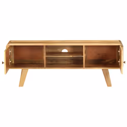 vidaXL Solid Mango Wood TV Cabinet 120x30x45cm Entertainment Centre Stand Unit - Additional view 6
