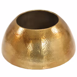 vidaXL Coffee Table Hallway Couch Table Side Accent Table Hammered Aluminium - brass - Additional view 4