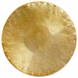 vidaXL Coffee Table Hallway Couch Table Side Accent Table Hammered Aluminium - brass - Additional view 5