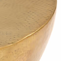vidaXL Coffee Table Hallway Couch Table Side Accent Table Hammered Aluminium - brass - Additional view 7