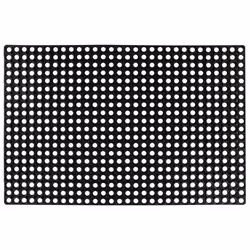 vidaXL Mat Rubber 16mm 80x120cm Home Garage Office Entrance Floor Covering