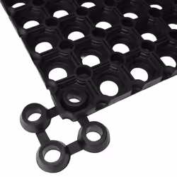 vidaXL Mat Rubber 16mm 80x120cm Home Garage Office Entrance Floor Covering