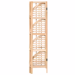 vidaXL Corner Shelf Cedar Wood 27x27x110cm Home Standing Display Storage Unit