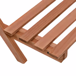 vidaXL 3-Tier Plant Stand Cedar Wood 48x45x40cm Garden Flower Display Rack - Additional view 5