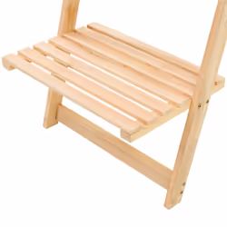 vidaXL Ladder Wall Shelf Cedar Wood 41.5x30x176cm Storage Display Unit Rack - Additional view 3