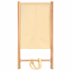 vidaXL Laundry Basket Cedar Wood and Fabric Beige 42x41x64cm Washing Box Bin