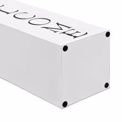 vidaXL Umbrella Stand Welcome Steel White Home Office Storage Holder Rack Bin - Additional view 3