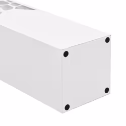 vidaXL Umbrella Stand Stones Steel White Home Office Storage Holder Rack Bin