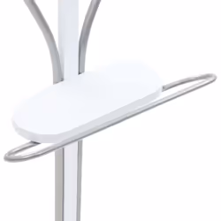 vidaXL Suit Stand 45x35x107cm White Clothing Coat Garment Rack Valet Hanger - Additional view 5