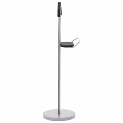 vidaXL Suit Stand Black and Grey Clothes Butler Storage Valet Rack Hanger