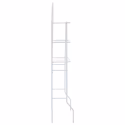 vidaXL Toilet Rack White 60x33x174cm Plant Stand Bathroom Shelf Holder Rail - Additional view 2