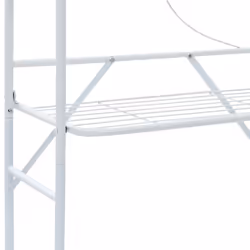 vidaXL Toilet Rack White 60x33x174cm Plant Stand Bathroom Shelf Holder Rail - Additional view 5
