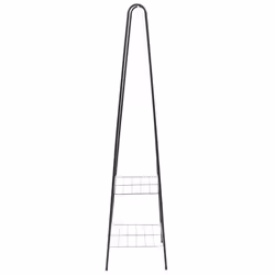 vidaXL Clothes Rack 59x35x150cm Black Garment Coat Closet Organiser Stand - Additional view 2