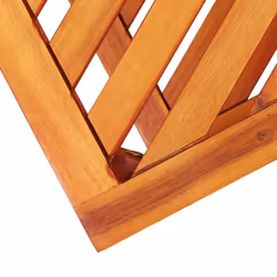 vidaXL Solid Acacia Wood Side Table 45x33x45cm Home Nightstand Plant Stand - Additional view 4