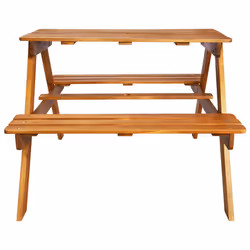 VidaXL 43990 outdoor table Brown - Additional view 6