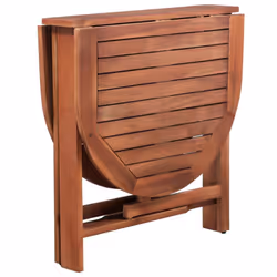 vidaXL Solid Acacia Wood Outdoor Dining Table Oval 120x70x74cm Patio Furniture - Additional view 5
