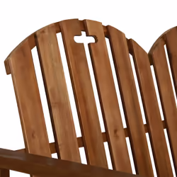 vidaXL Solid Acacia Wood 2-Seater Garden Sofa Bench Outdoor Furniture Seat - Additional view 4