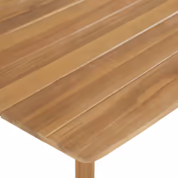 vidaXL Outdoor Bar Set 5 Piece Poly Rattan Solid Acacia Wood Patio Table Chair