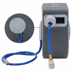 vidaXL Automatic Air Hose Reel 1/4" 12m+1m Garage Workshop Compressor Tool