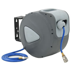 vidaXL Automatic Air Hose Reel 1/4" 20m+2m Garage Workshop Compressor Tool
