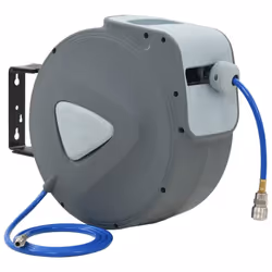 vidaXL Automatic Air Hose Reel 1/4" 30m+2m Garage Workshop Compressor Tool