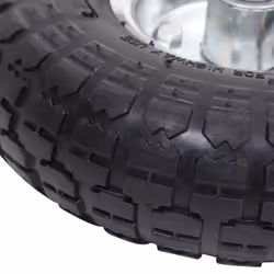 vidaXL 2x Sack Truck Wheel Rubber 4.10/3.50-4 (260x83) Cart Wagon Trolley Tyre - Additional view 4