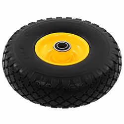 vidaXL 2x Sack Truck Wheels Solid PU 3.00-4 (260x85) Cart Wagon Trolley Tyre