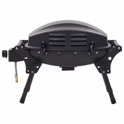 vidaXL Portable Gas BBQ Grill with Cooking Zone Black Freestanding Barbecue - Additional view 4