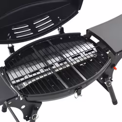vidaXL Portable Gas BBQ Grill with Cooking Zone Black Freestanding Barbecue - Additional view 5