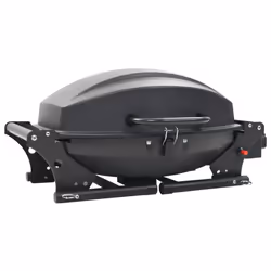 vidaXL Portable Gas BBQ Grill with Cooking Zone Black Freestanding Barbecue - Additional view 6