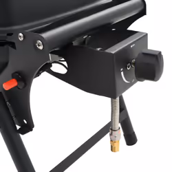 vidaXL Portable Gas BBQ Grill with Cooking Zone Black Freestanding Barbecue - Additional view 7