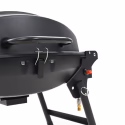 vidaXL Portable Gas BBQ Grill with Cooking Zone Black Freestanding Barbecue - Additional view 9