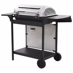VidaXL 44278 Grill Cart Gas Black, Silver 12000 W - Additional view 5