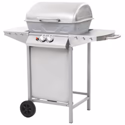 VidaXL 44274 outdoor barbecue/grill Cart Gas Silver 5500 W