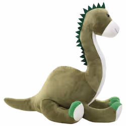 vidaXL Dinosaur Brontsaurus Cuddly Toy Plush Green Stuffed Animal Doll Gift