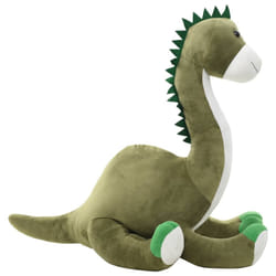 vidaXL Dinosaur Brontsaurus Cuddly Toy Plush Green Stuffed Animal Doll Gift