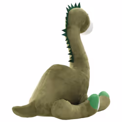 vidaXL Dinosaur Brontsaurus Cuddly Toy Plush Green Stuffed Animal Doll Gift - Additional view 4