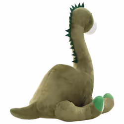 vidaXL Dinosaur Brontosaurus Cuddly Toy Plush Green Stuffed Animal Doll Gift - Additional view 4
