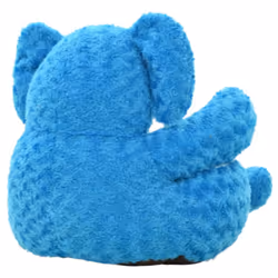 vidaXL Elephant Cuddly Toy Plush Blue Kids Children Stuffed Animal Doll Gift