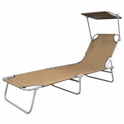 VidaXL 44292 outdoor chair Lounge Padded seat Polyester Taupe - Additional view 3