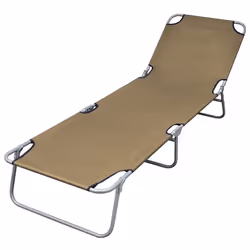 VidaXL 44294, Lounge, Padded seat, Polyester, Taupe, 120 kg, 580 mm