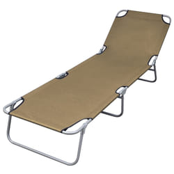 VidaXL 44294 outdoor chair Lounge Padded seat Polyester Taupe