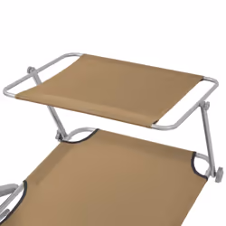 VidaXL 44297 outdoor chair Lounge Padded seat Polyester Taupe - Additional view 5