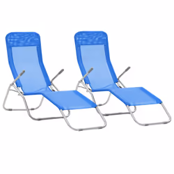 VidaXL 44337, Lounge, Polyester, Polyvinyl chloride (PVC), Blue, 120 kg, 600 mm, 1420 mm