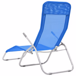VidaXL 44337 outdoor chair Lounge Polyester, Polyvinyl chloride (PVC) Blue - Additional view 4