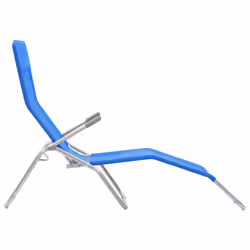 VidaXL 44337 outdoor chair Lounge Polyester, Polyvinyl chloride (PVC) Blue - Additional view 5