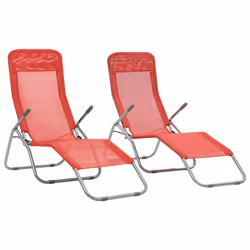 VidaXL 44339, Lounge, Polyester, Polyvinyl chloride (PVC), Red, 120 kg, 600 mm, 1420 mm