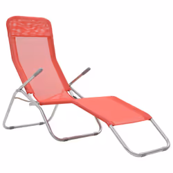 VidaXL 44339 outdoor chair Lounge Polyester, Polyvinyl chloride (PVC) Red