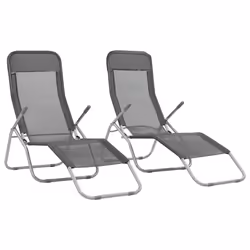 VidaXL 44340, Lounge, Polyester, Polyvinyl chloride (PVC), Anthracite, 120 kg, 600 mm, 1420 mm